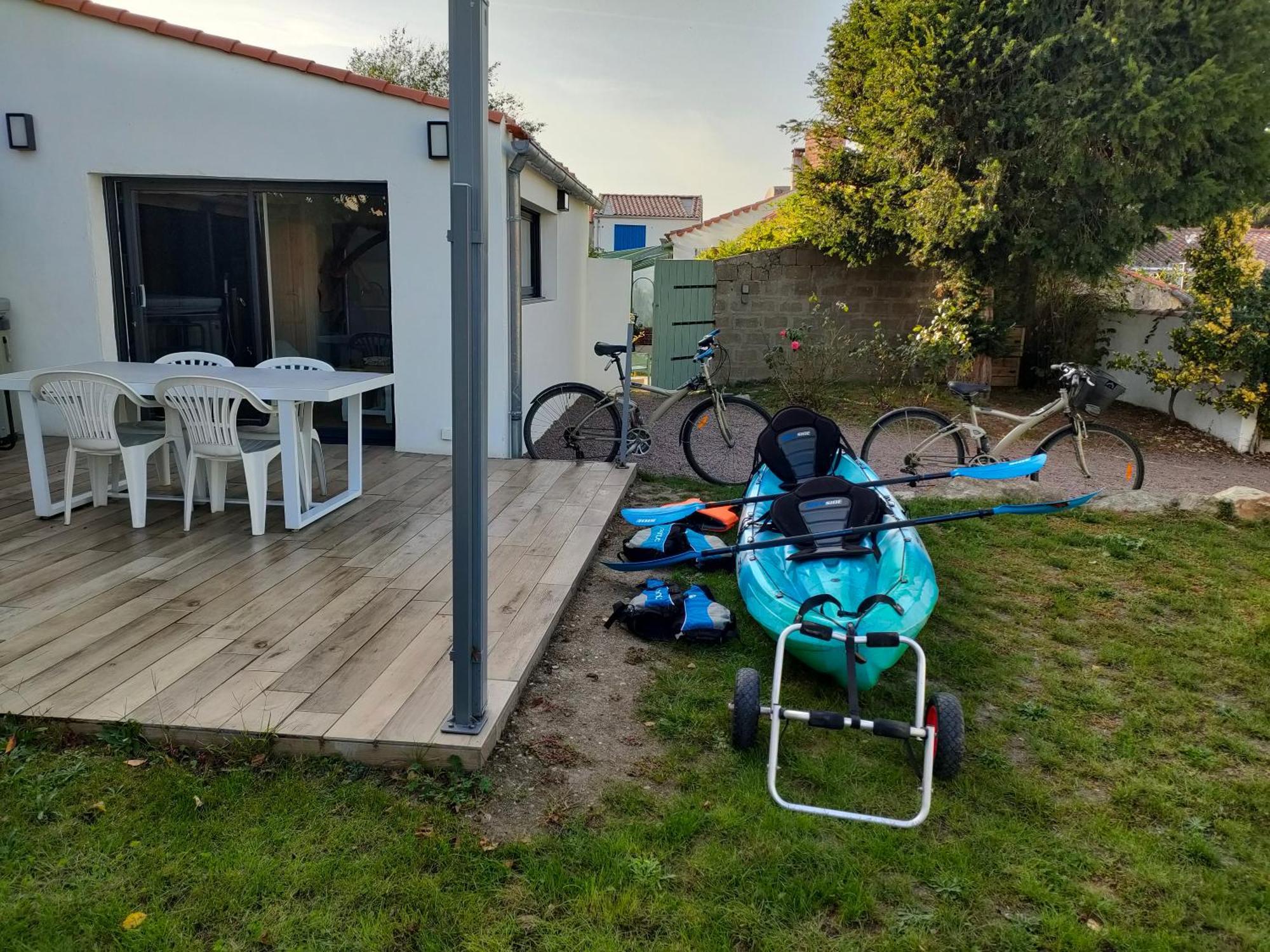 Maison Ti Havre Avec Jardin Prive Dans Village De Pecheurs A Brem Sur Mer ! Exterior photo
